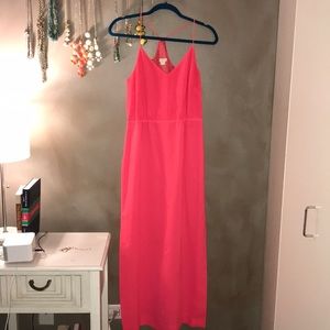 J Crew Pink Maxi Dress